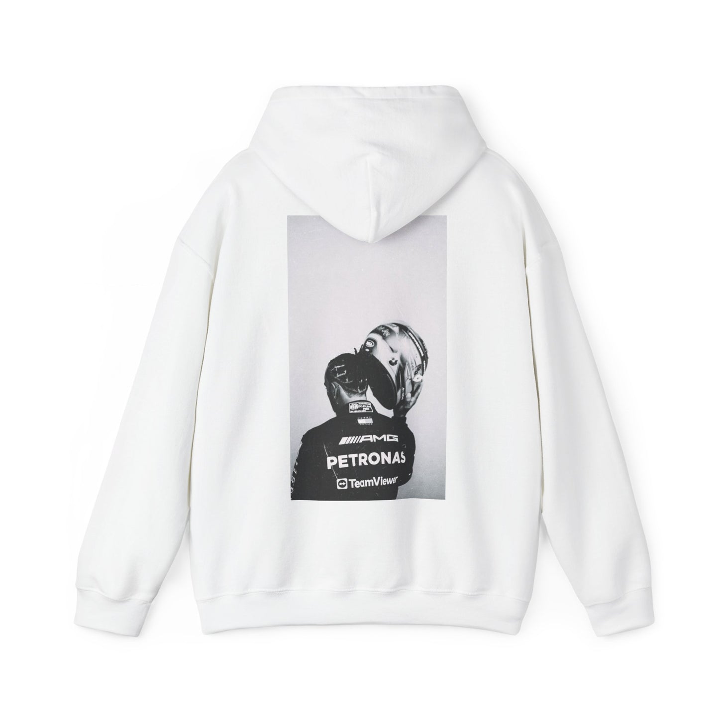 Lewis Hamilton Mercedes AMG Petronas Black and White Hoodie