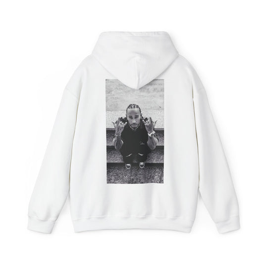 Lewis Hamilton Black and White Hoodie