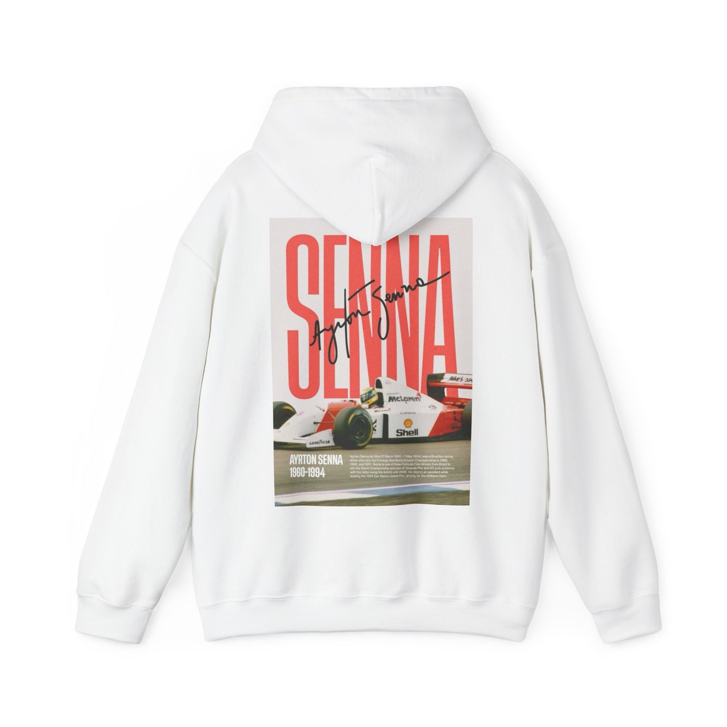 Retro Senna Memorial Hoodie